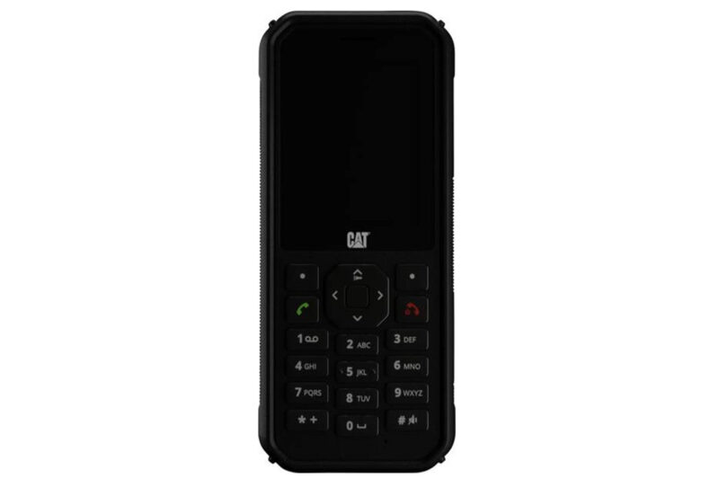 Cat® B40 mobitel, Dual SIM, crni