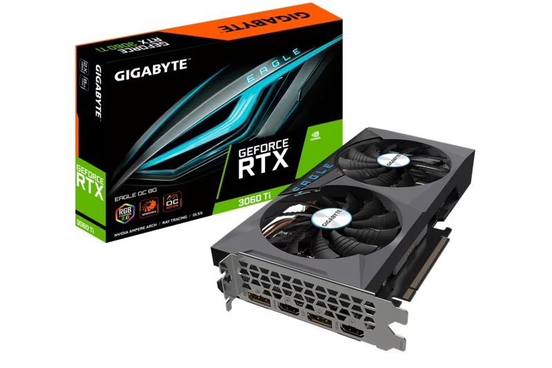 GIGABYTE GeForce RTX 3060 Ti EAGLE OC 8G (LHR), grafička kartica