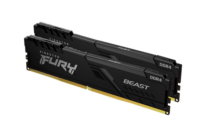 Kingston Fury Beast 8GB (2x4GB) kit DDR4 memorija, 3200MHz, CL16