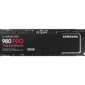 Samsung 980PRO SSD, 500GB, PCIe 4.0, M.2.