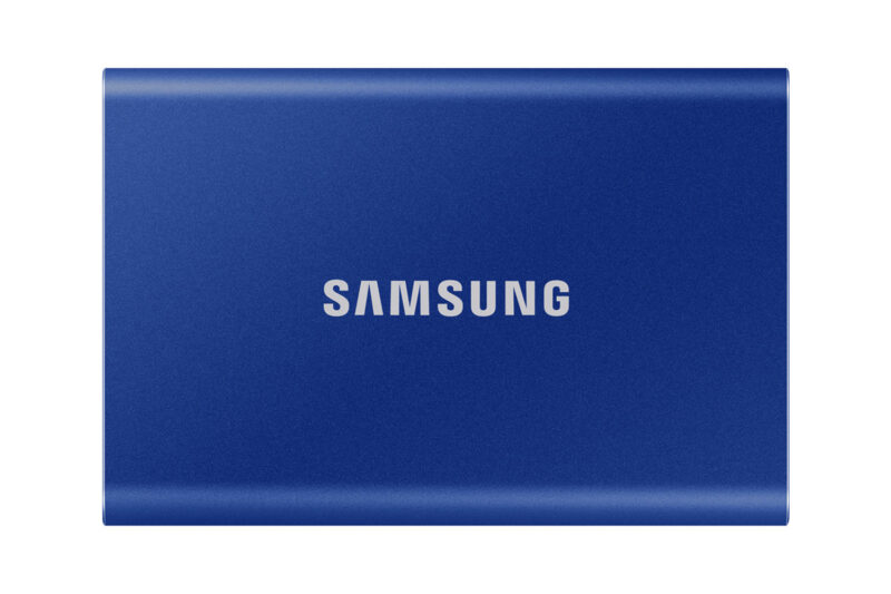 Samsung Portable T7 SSD, 2TB, USB 3.2, plavi