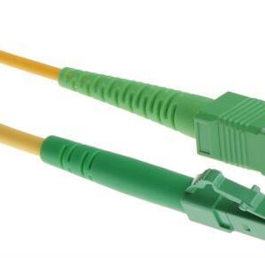 NFO Patch cord, LC APC-SC APC, Singlemode 9 125, G.657A2, Simplex, 2m