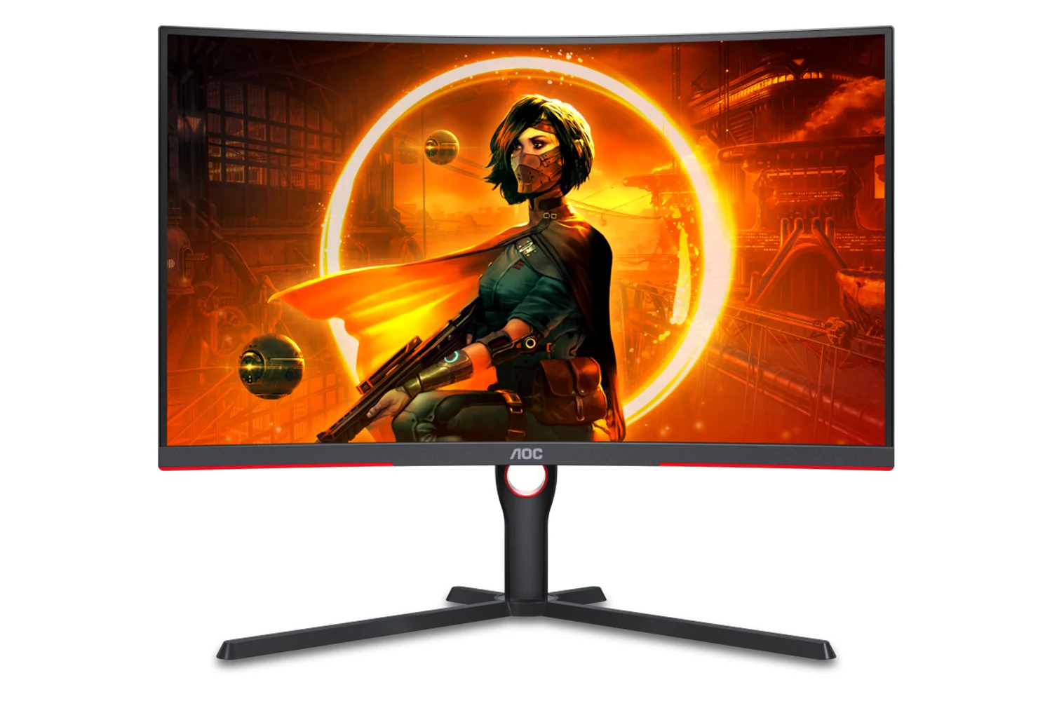 AOC CQ32G3SU monitor, 31.5'', QHD, 165Hz, FreeSync, VA