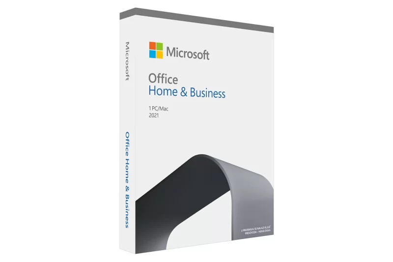 Microsoft Office Home and Business 2021 Medialess, Engleski