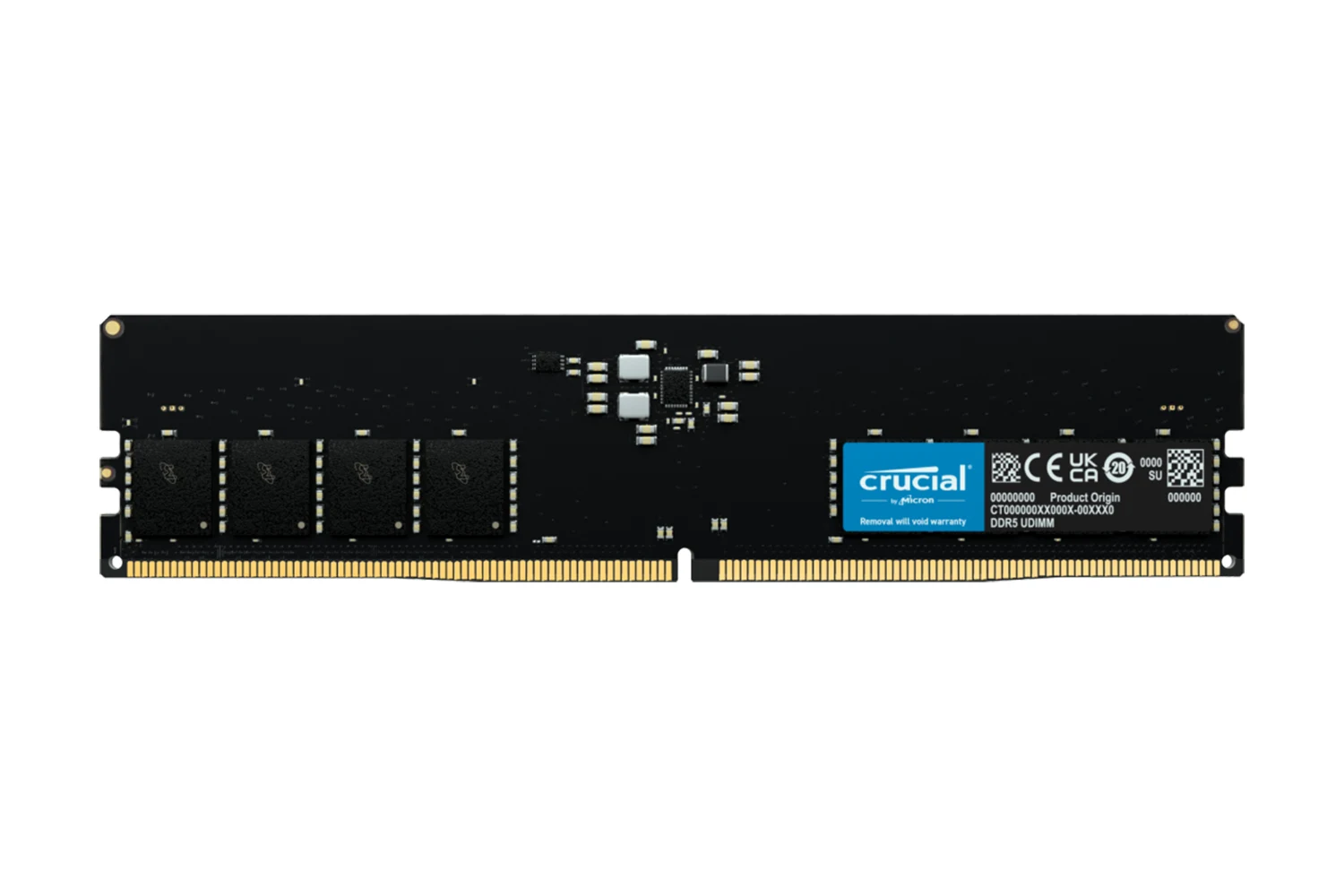 Crucial U-DIMM 32GB Kit (2x16GB) DDR5 memorija, 4800MHz, CL40