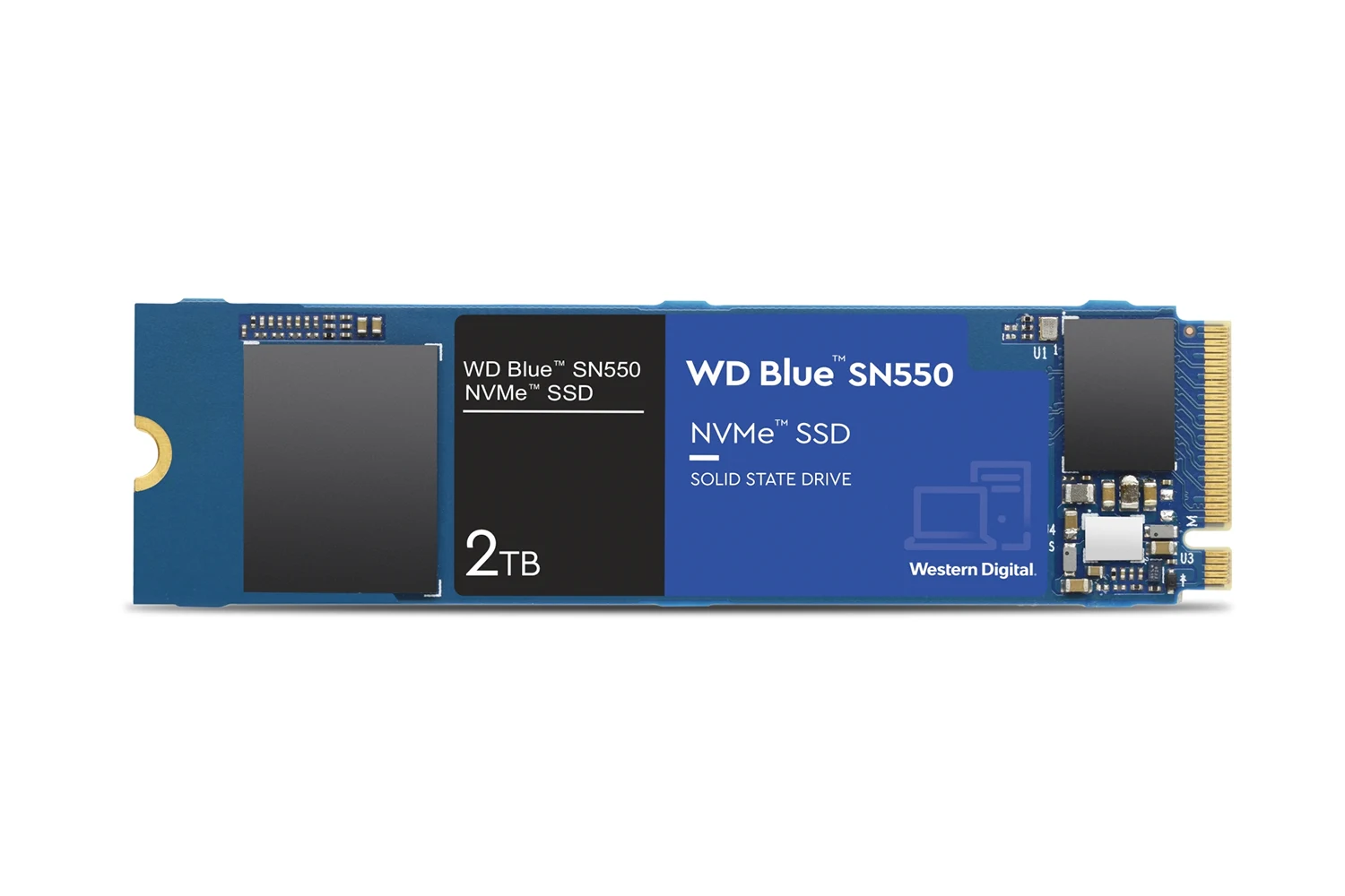 Western Digital Blue SSD, 2TB, PCIe 3.0, M.2.
