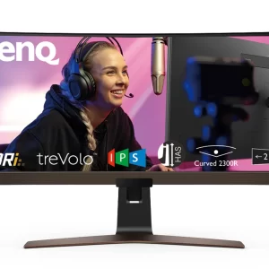 BenQ EW3880R monitor, 38", UWQHD, USB-C, HDR, Zvuč., IPS