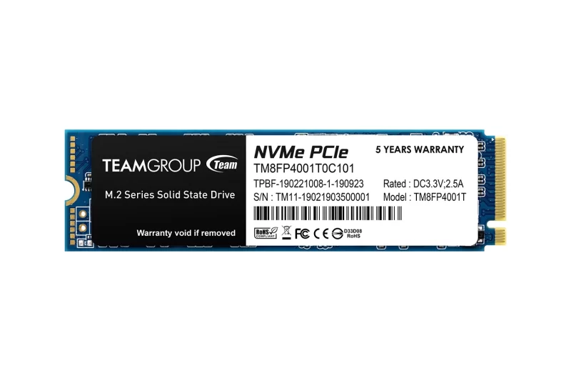 Teamgroup MP34 SSD, 1TB, PCIe 3.0, M.2.