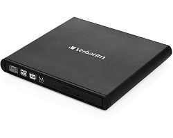 Vanjski snimač Verbatim CD/DVD, Light, M-Disc kompatibilan, USB2.0, crni, #53504