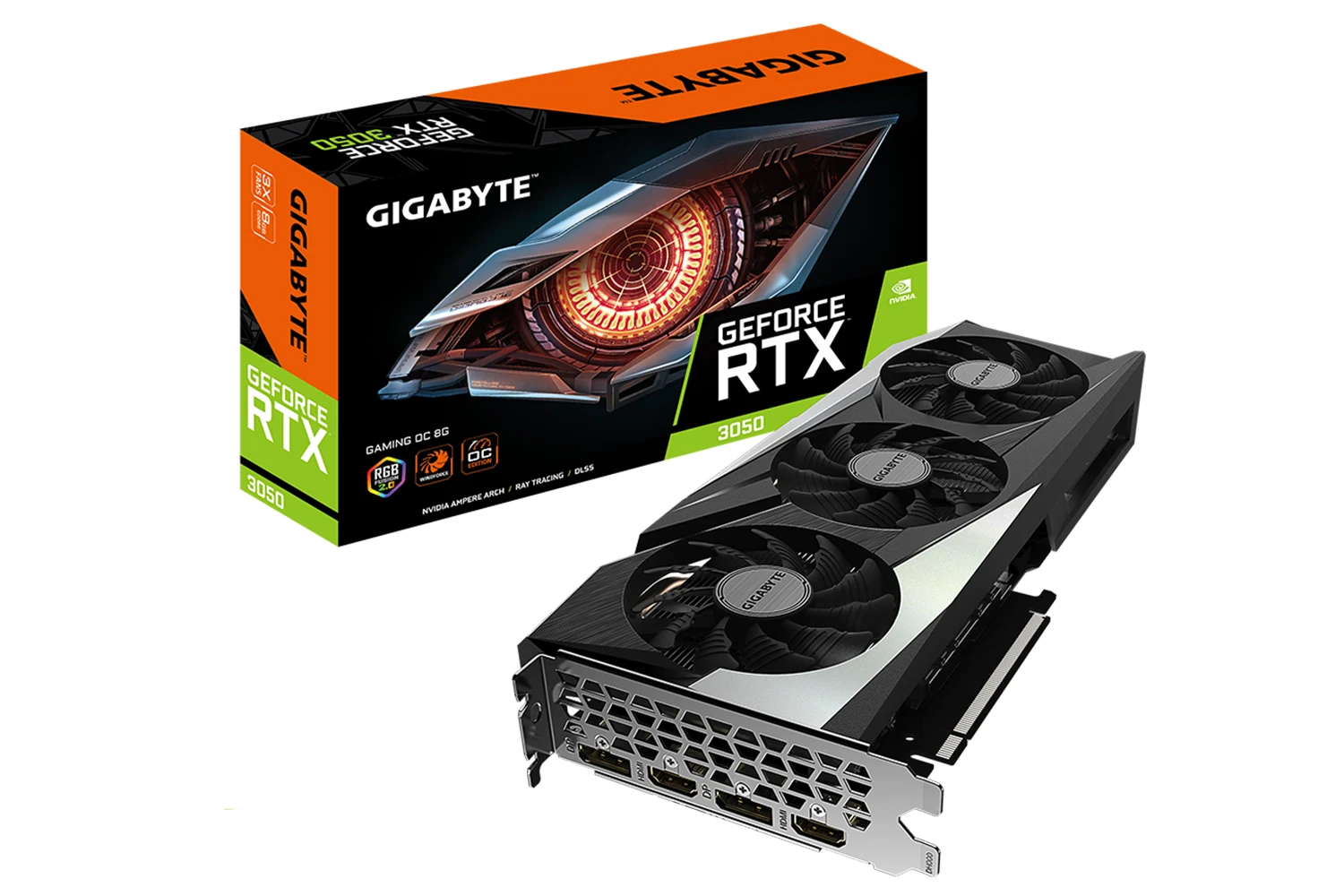 Gigabyte GeForce RTX 3050 GAMING OC 8G, grafička kartica