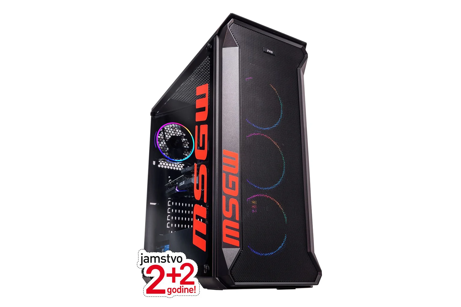 MSGW Gamer a256 računalo, Ryzen5/16GB/RTX3060Ti/500GB/W10