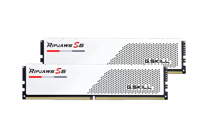 G.Skill Ripjaws S5 White 32GB (2x16GB) DDR5 memorija, 5200MHz, CL36