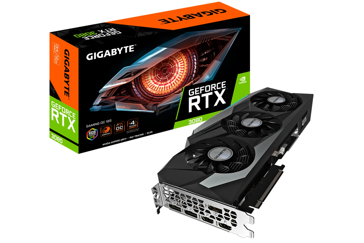 GIGABYTE GeForce RTX 3080 GAMING OC 12G, grafička kartica