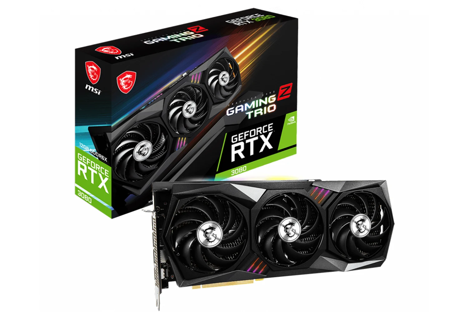 MSI GeForce RTX 3080 GAMING Z TRIO 12G LHR, grafička kartica