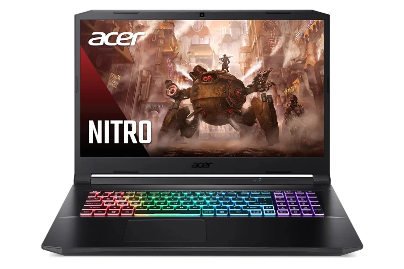 Acer Nitro 5 notebook, NH.QBGEX.00B, 17.3"/Ryzen7/16GB/RTX3070/512GB/DOS
