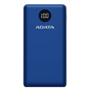 ADATA Power Bank P20000QCD, prijenosna baterija, plava
