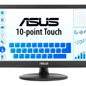 Asus VT168HR monitor, 16", HD, Touch, TN