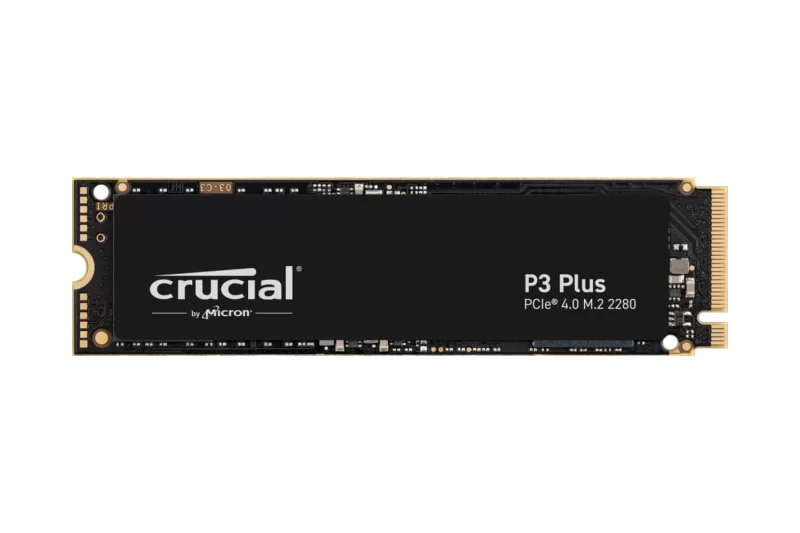 Crucial P3 Plus SSD, 500GB, PCIe 4.0, M.2