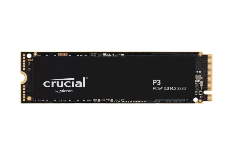 Crucial P3 SSD, 500GB, PCIe 4.0, M.2