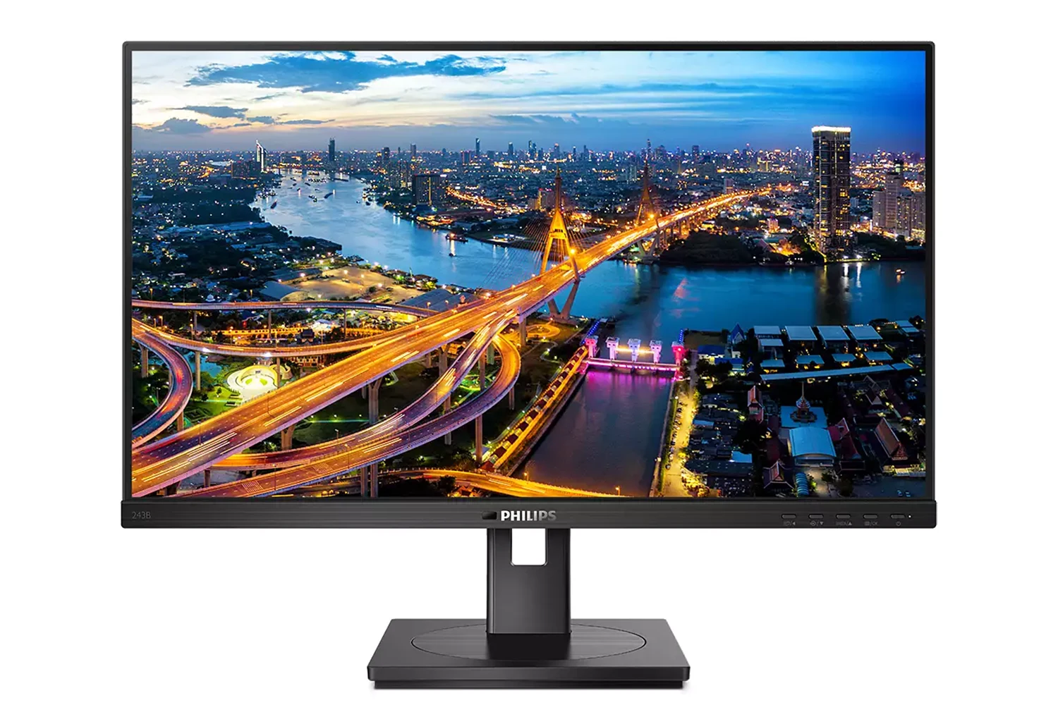 Philips 243B1/00 monitor, 24", FullHD, USB-C, Zvuč., IPS