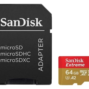 SanDisk Extreme 64GB memorijska kartica, microSDXC, C10