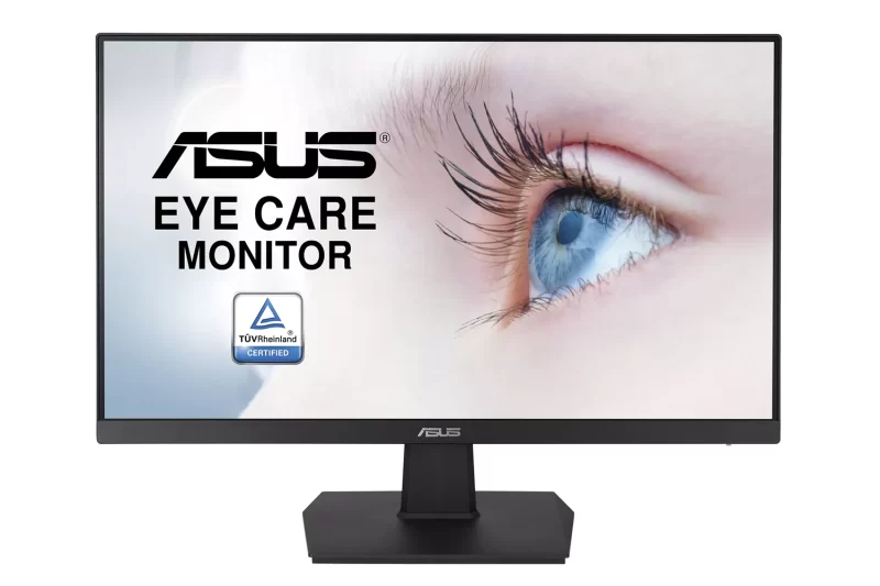 Asus VA247HE monitor, 24", FullHD, 75Hz, FreeSync, VA