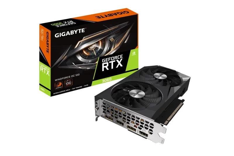 GIGABYTE GeForce RTX 3060 WINDFORCE OC 12G, grafička kartica