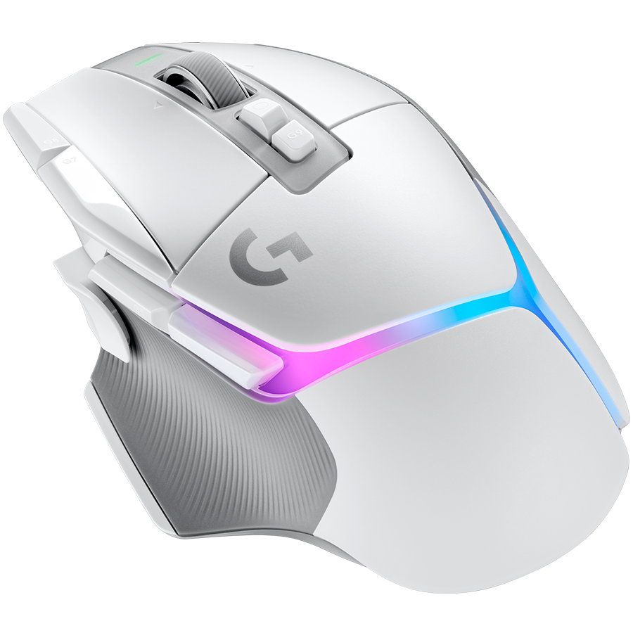 LOGITECH G502 X PLUS LIGHTSPEED RGB bežični miš, bijeli