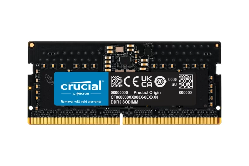 CRUCIAL SO-DIMM 8GB DDR5 memorija, 4800MHz, CL40