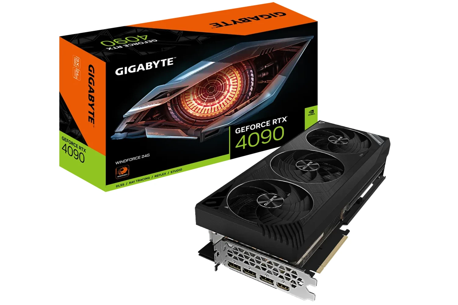 GIGABYTE GeForce RTX 4090 WINDFORCE 3X 24G, grafička kartica