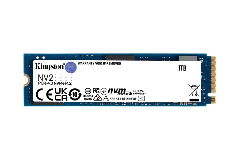 Kingston NV2 SSD, 1TB, PCIe 4.0, M.2