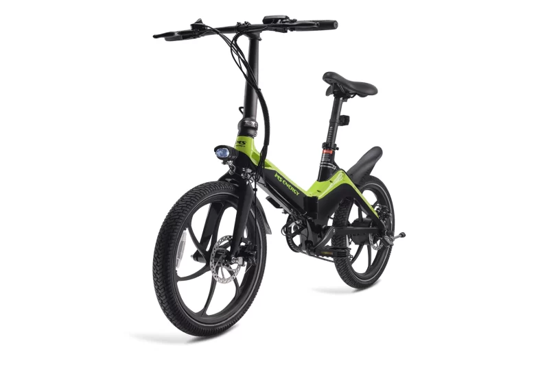 MS ENERGY eBike i10 električni bicikl, crni/zeleni