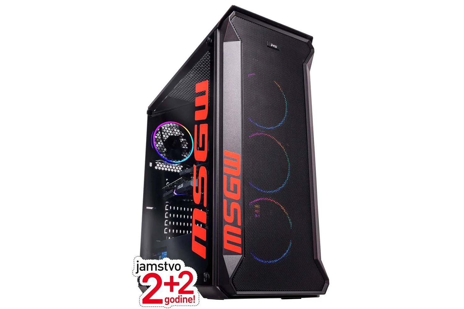 MSGW Gamer i268 računalo, i5/16GB/RTX3060/1TB/DOS