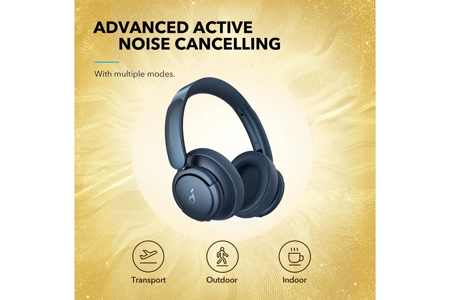 Anker Soundcore Life Q35 bežične slušalice, plave - Slika 2