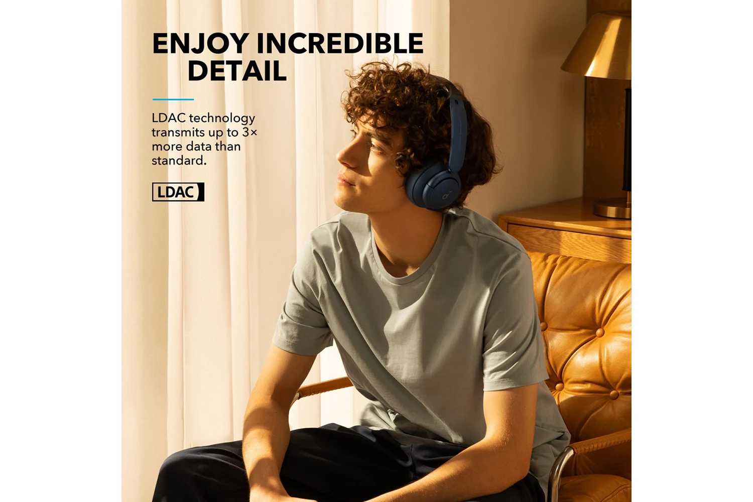 Anker Soundcore Life Q35 bežične slušalice, plave - Slika 4