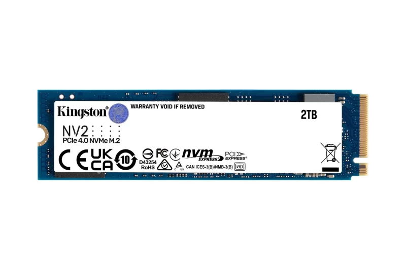Kingston NV2 SSD, 2TB, PCIe 4.0, M.2