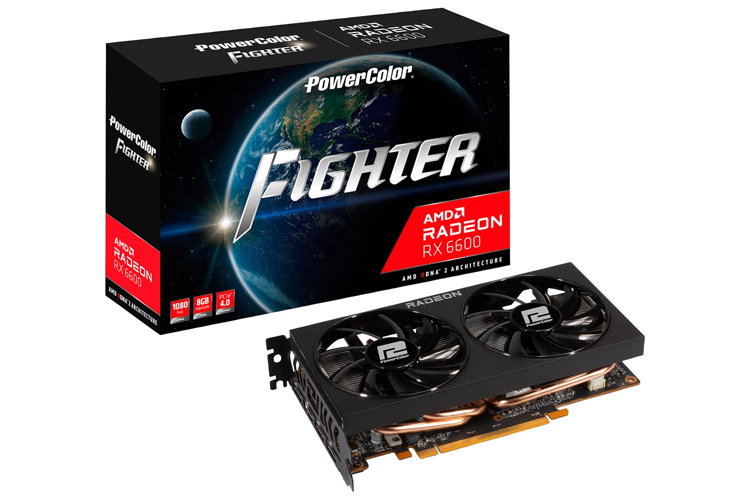PowerColor Fighter Radeon RX 6600 8GB GDDR6, grafička kartica