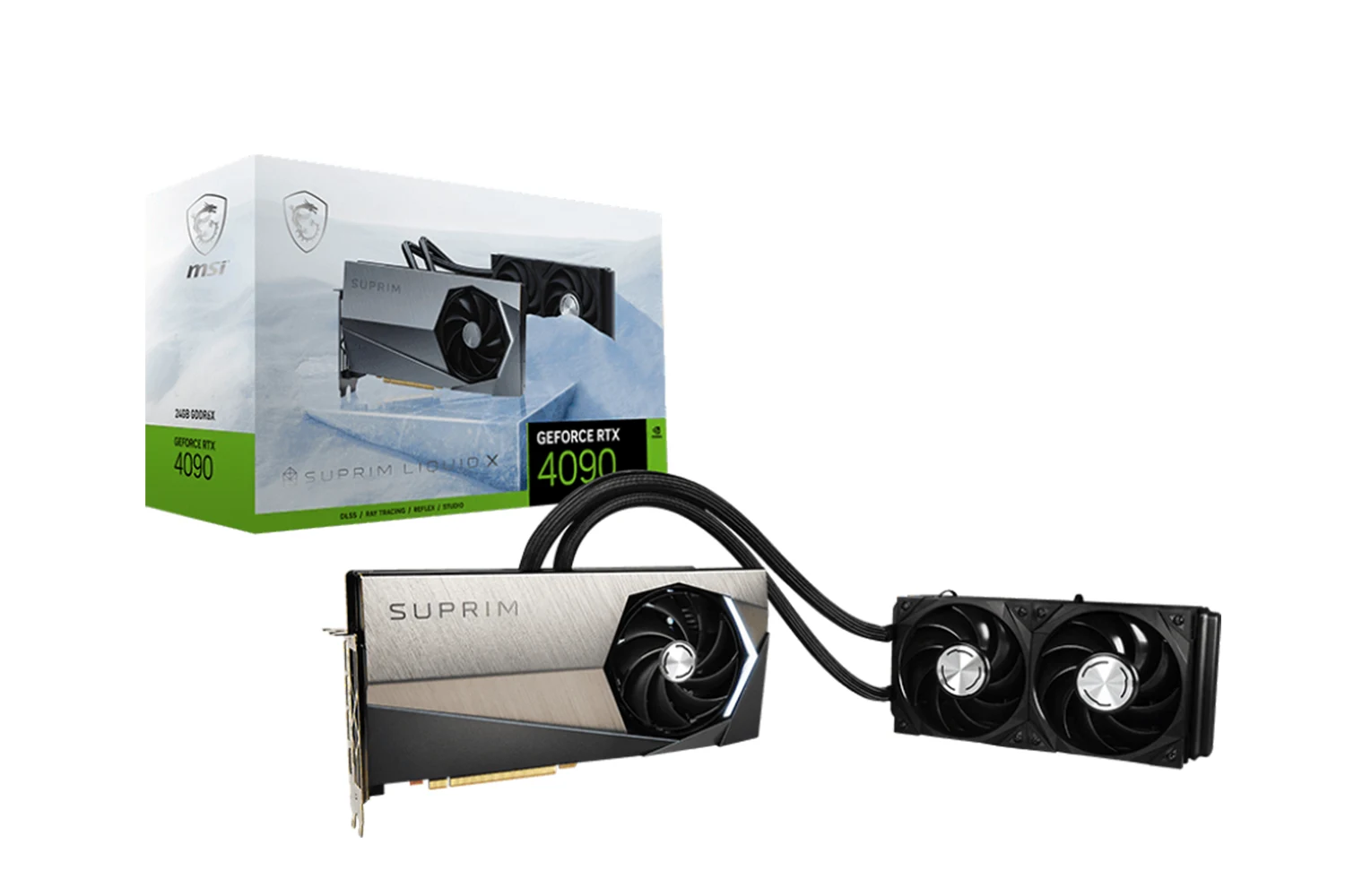 MSI GeForce RTX 4090 SUPRIM LIQUID X 24G, grafička kartica