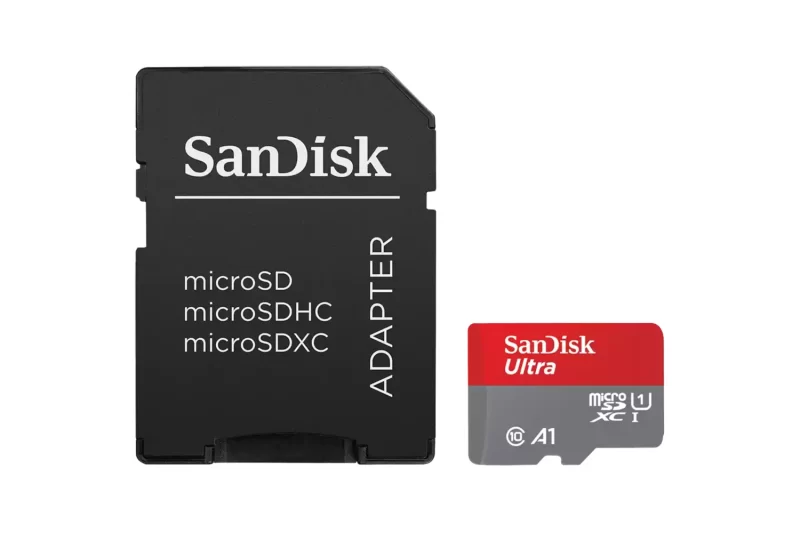 SanDisk Ultra 64GB, microSD, memorijska kartica + adapter
