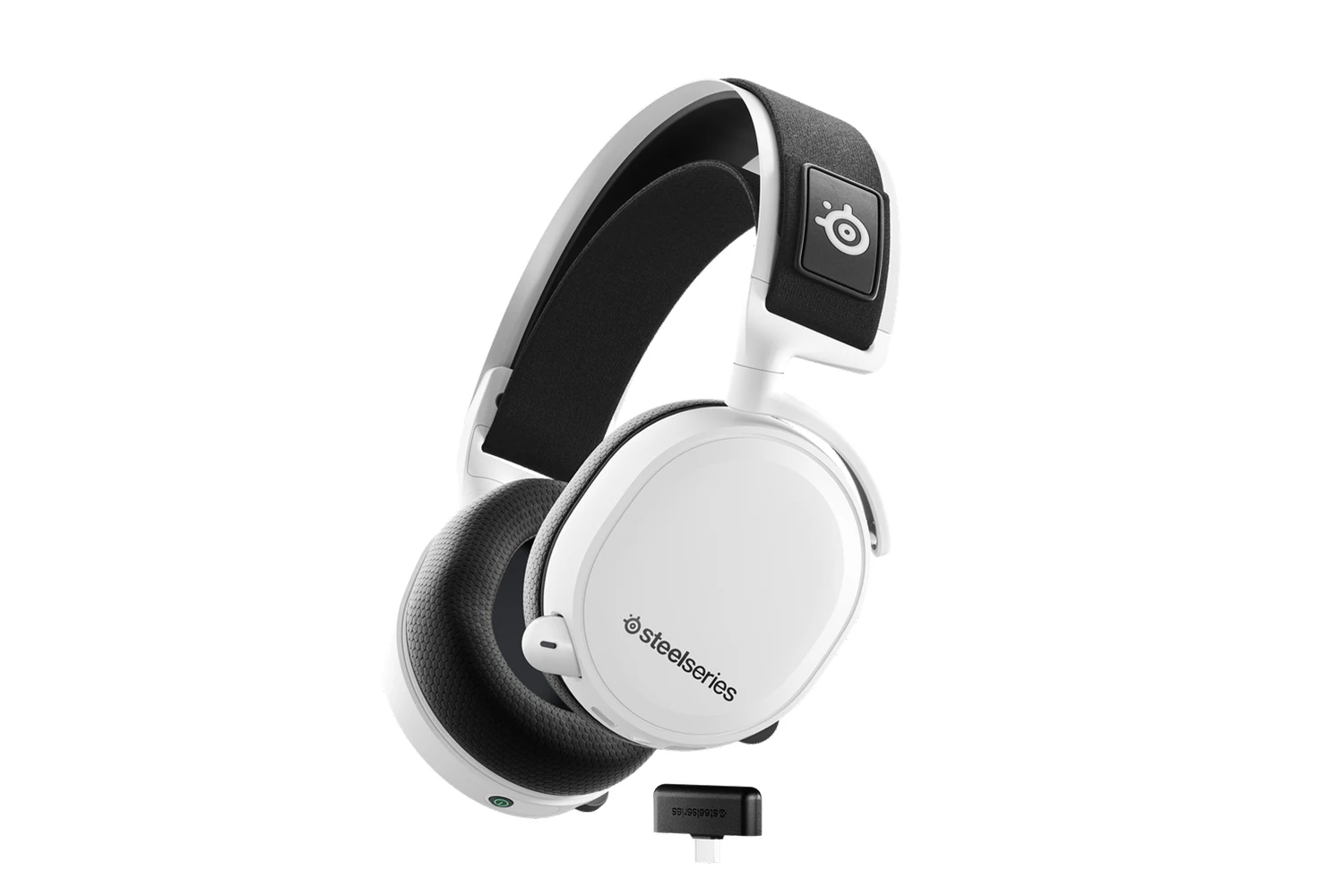 Steelseries Arctis 7+ bežične slušalice, bijele
