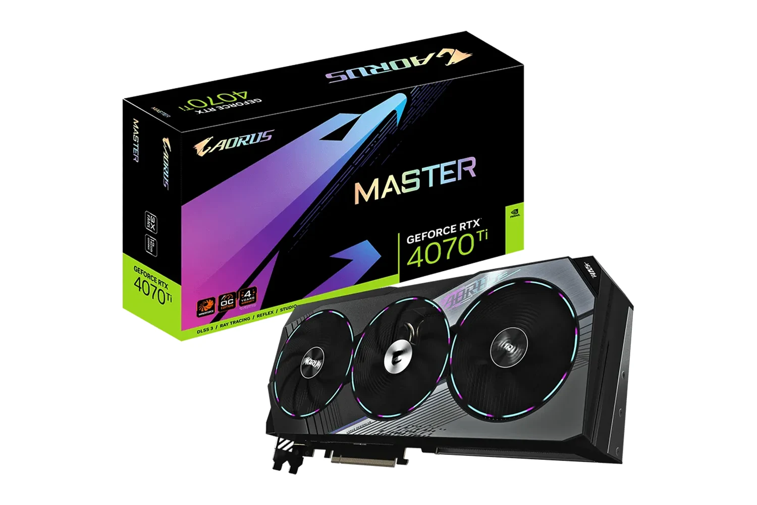 GIGABYTE RTX 4070 Ti AORUS MASTER 12G, grafička kartica