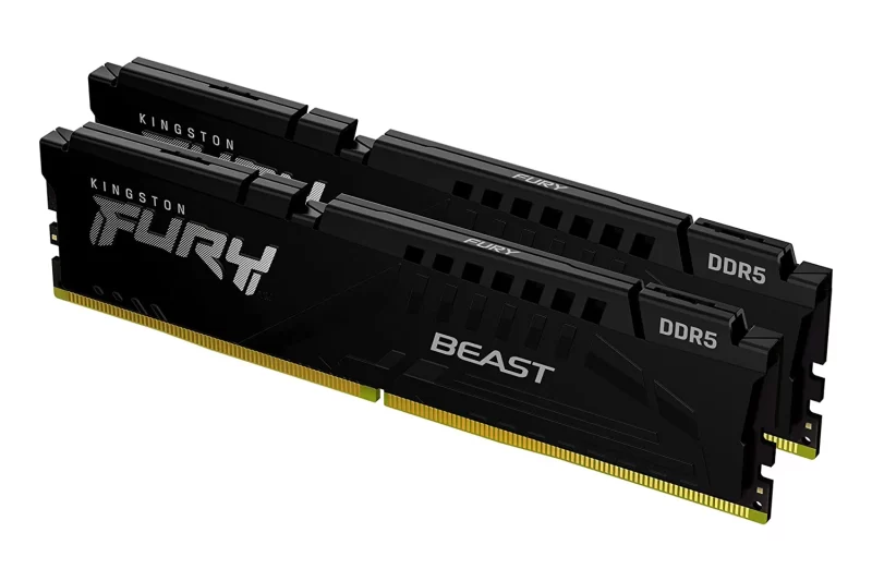 Kingston Fury Beast 64GB Kit (2x32GB) DDR5 memorija, 6000MHz, CL36
