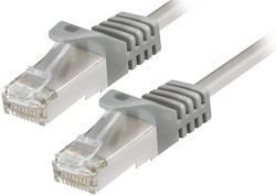 Transmedia CAT6a SFTP Patch Cable 15m grey