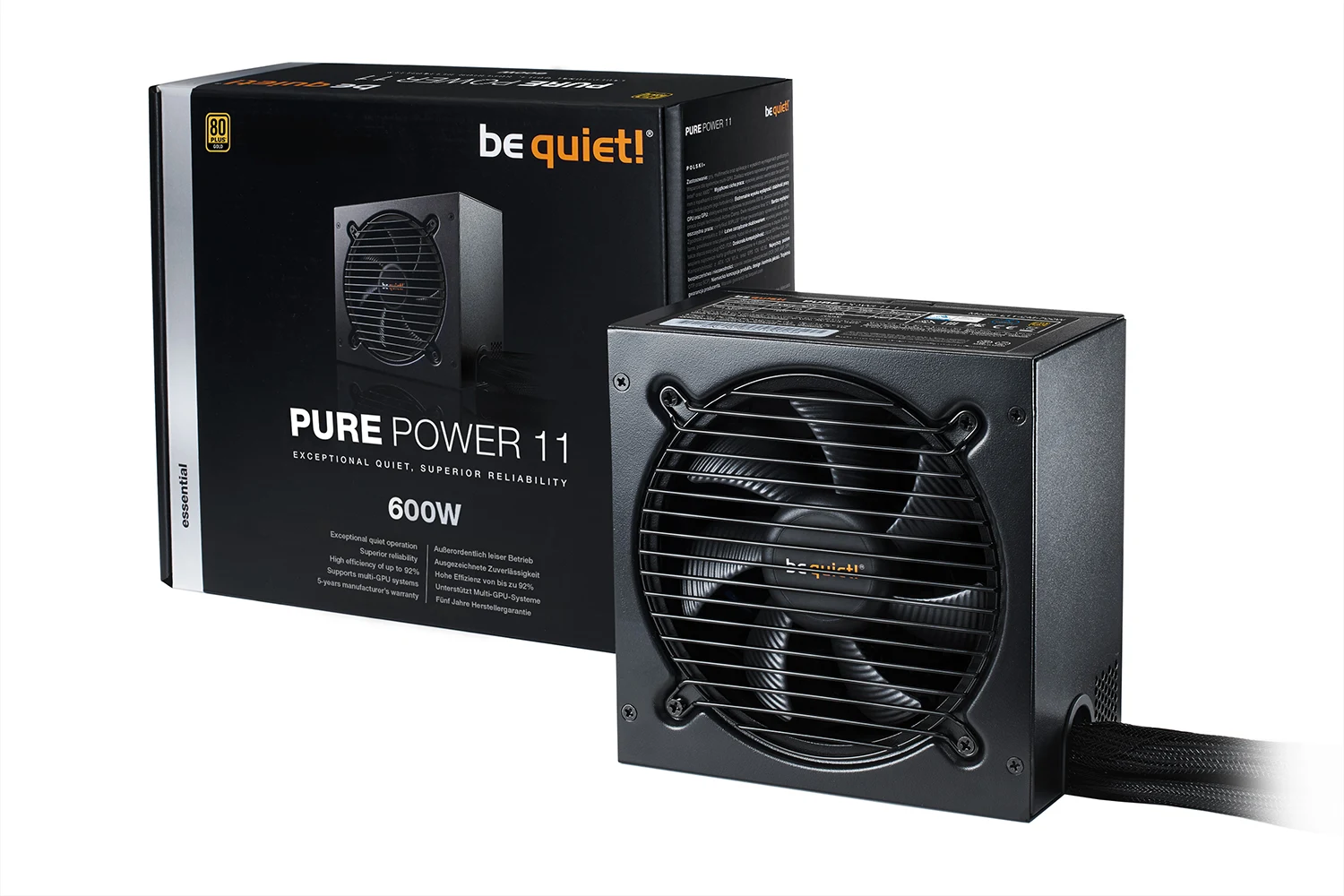 BeQuiet! Pure Power 11 napajanje, 600W, 80+ Gold