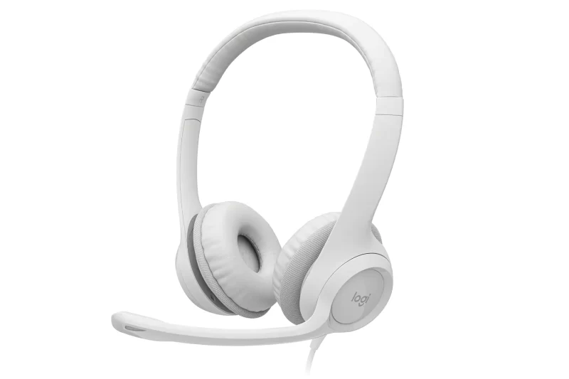 LOGITECH H390 žične slušalice, bijele
