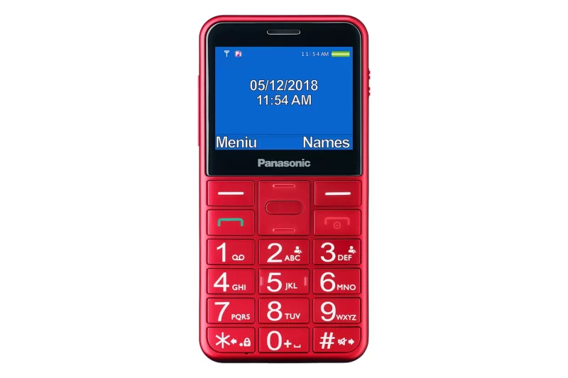 Panasonic KX-TU155EXRN mobitel, crveni