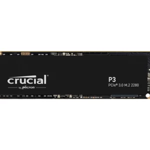 Crucial P3 SSD, 500GB, PCIe 3.0, M.2