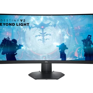 Dell S3422DWG monitor, 34", WQHD, 144Hz, FreeSync, VA