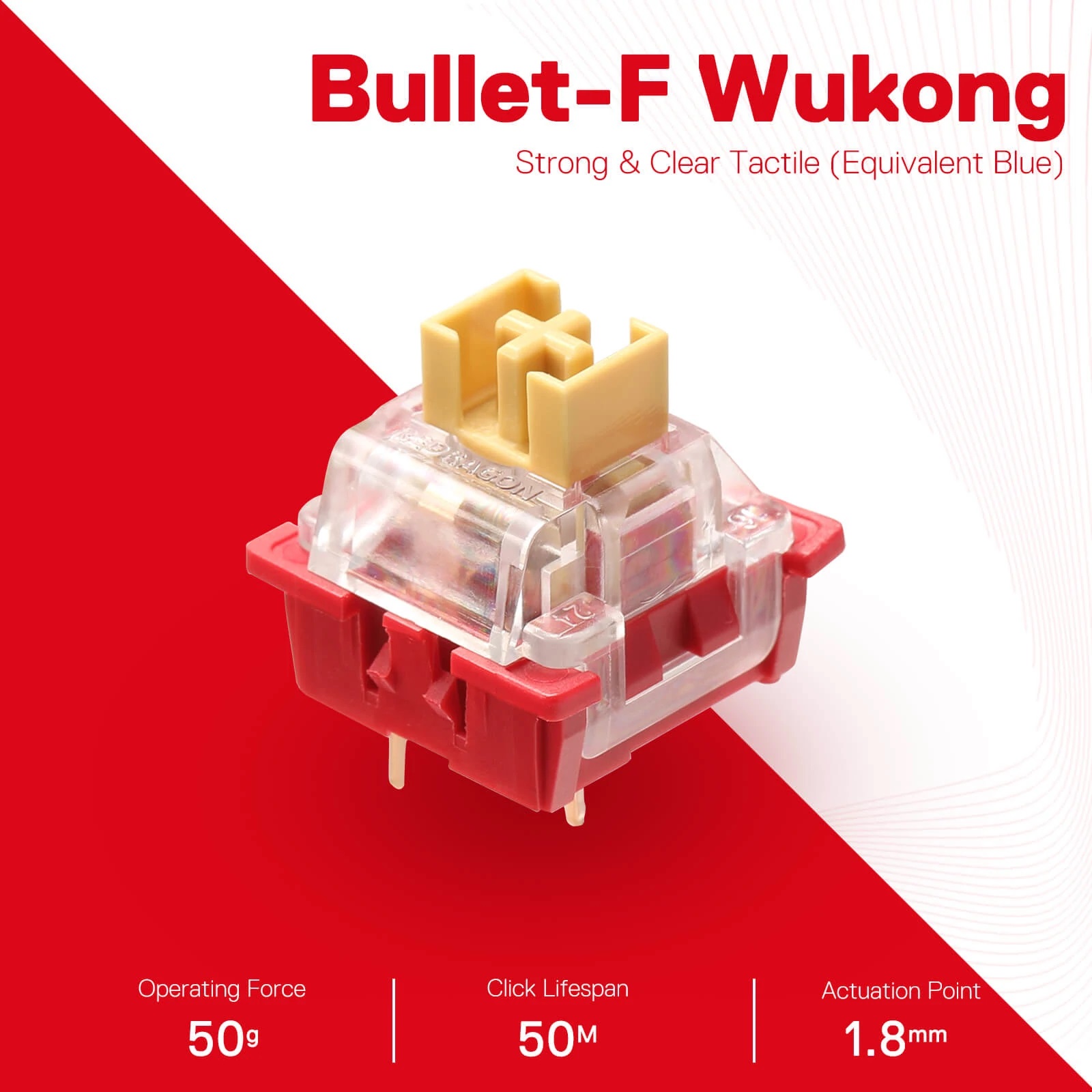 REDRAGON BULLET-F A113 switch tipkovnice, 24 komada