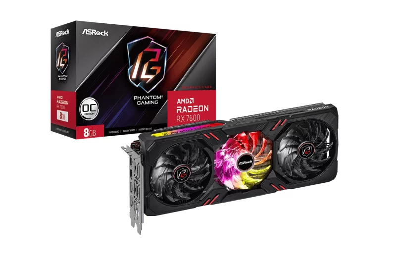 Asrock Radeon RX 7600 Phantom Gaming 8GB OC, grafička kartica